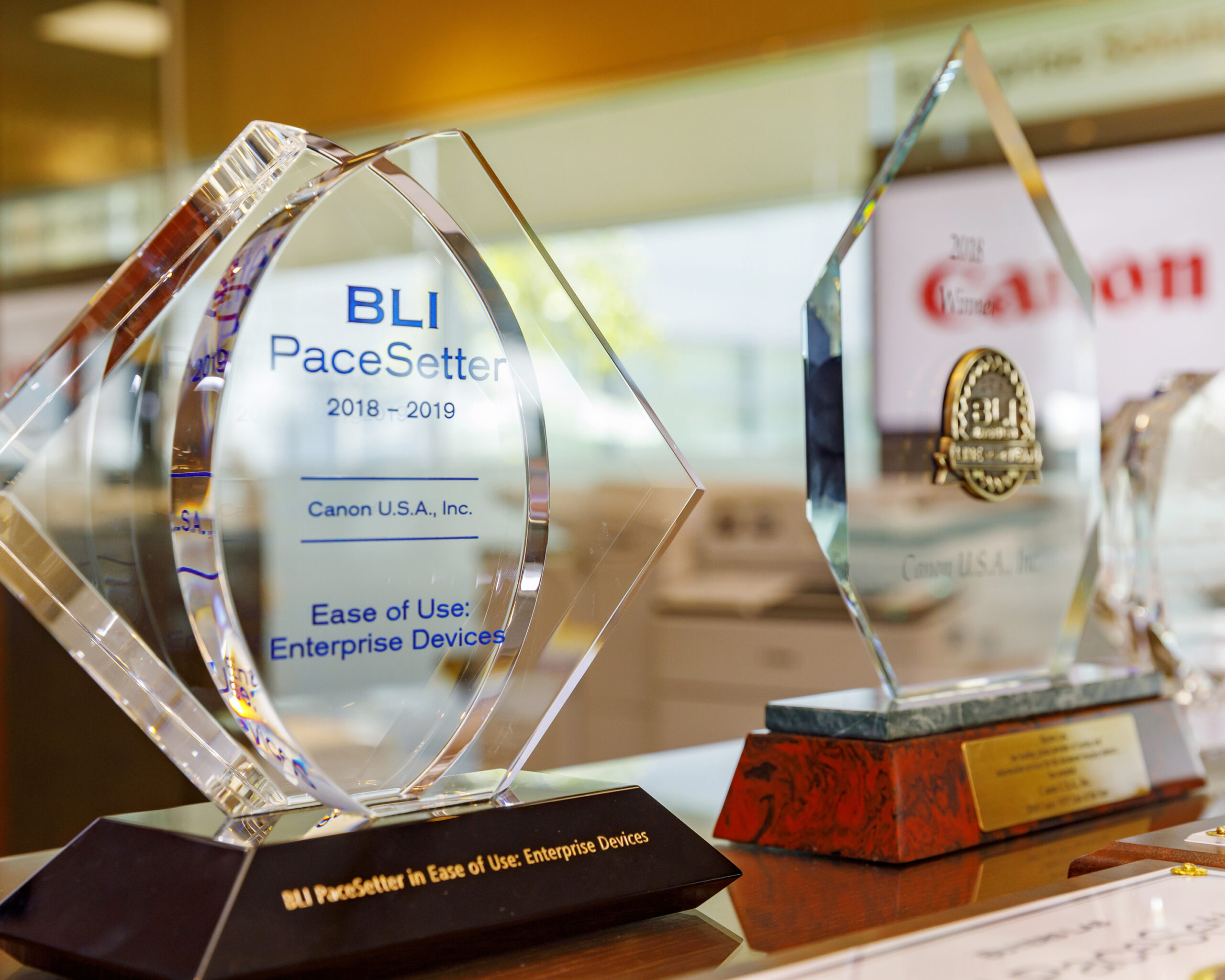 Canon Wins Multiple BLI PaceSetter Awards