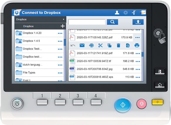 Konica Minolta Launches Dropbox App for bizhub Line