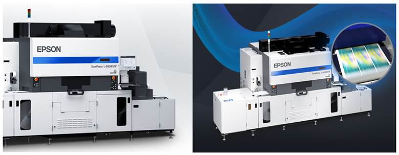 Epson Touts Success of SurePress L-6534VW Digital Label Press