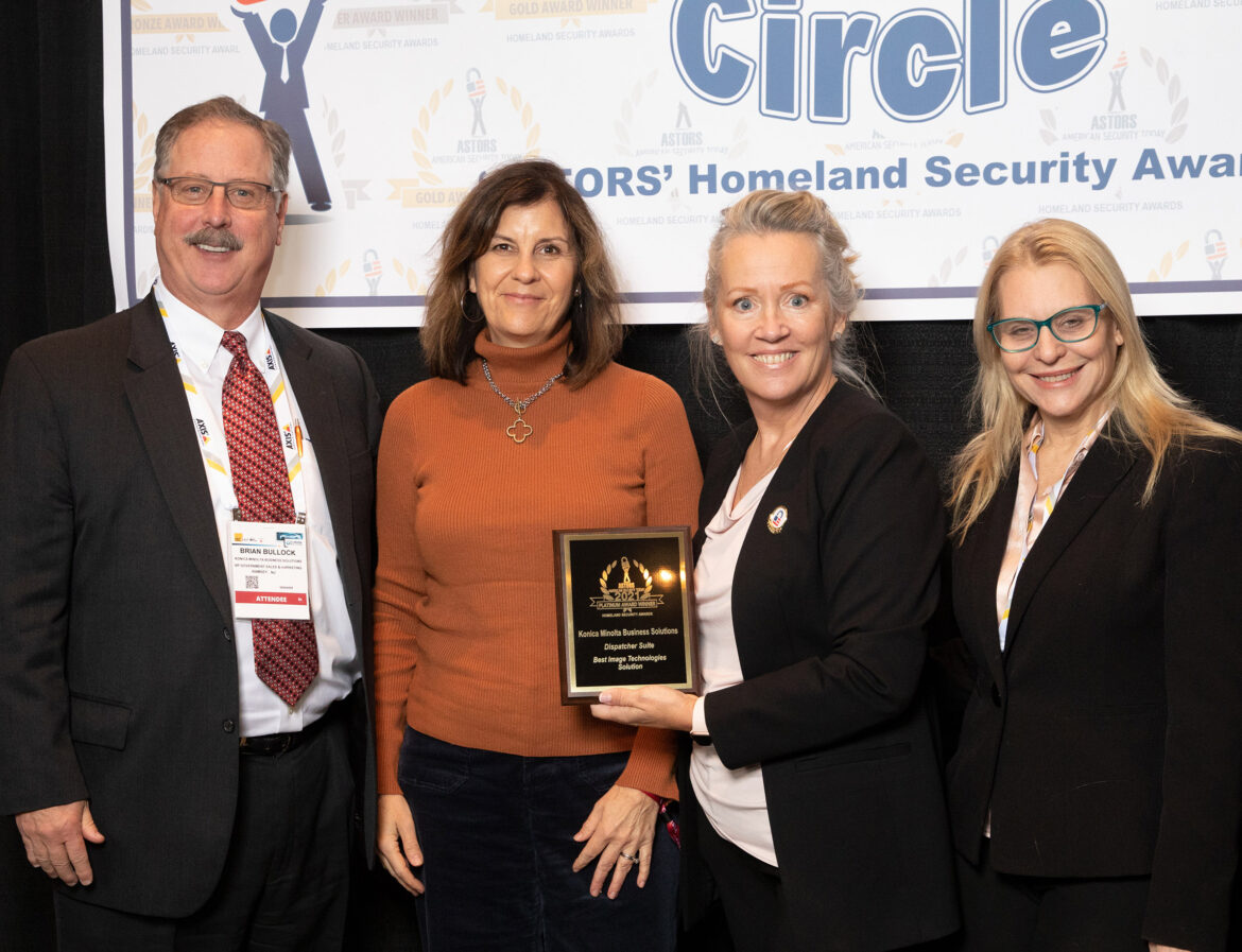 Konica Minolta Honored with 2021 ASTORS Homeland Security Award