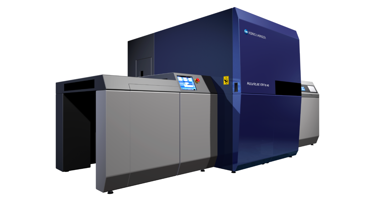 Konica Minolta Launches AccurioJet KM-1e HD LED UV Inkjet Press