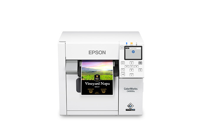 Epson ColorWorks C4000 Color Inkjet Label Printer Now Shipping