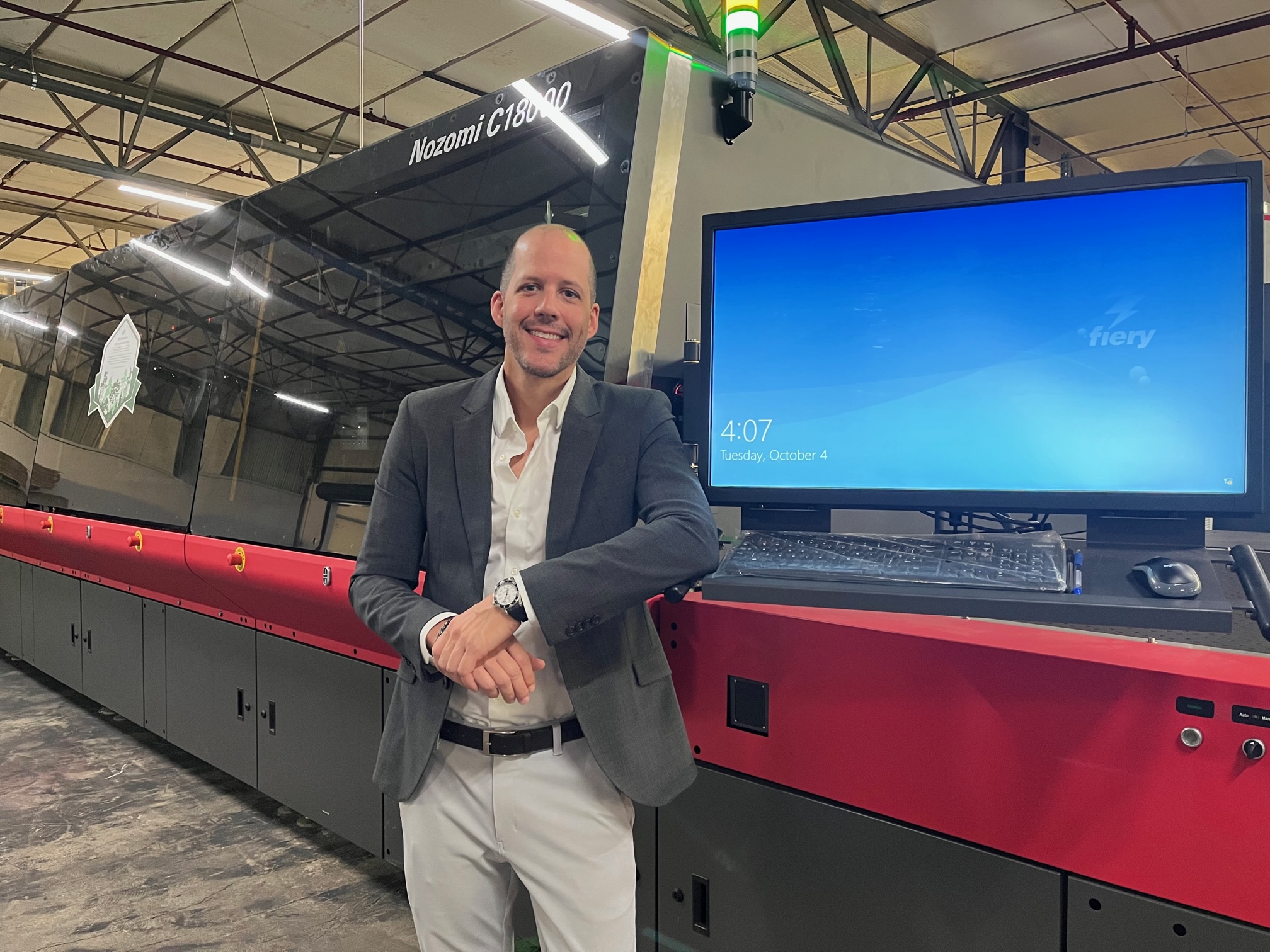 Puerto Rico’s Collazo Group Installs the First EFI Nozomi Digital Printer in the Caribbean