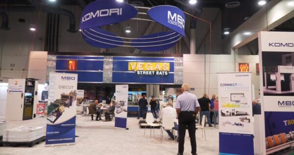 Komori America MBO America at PRINTING United