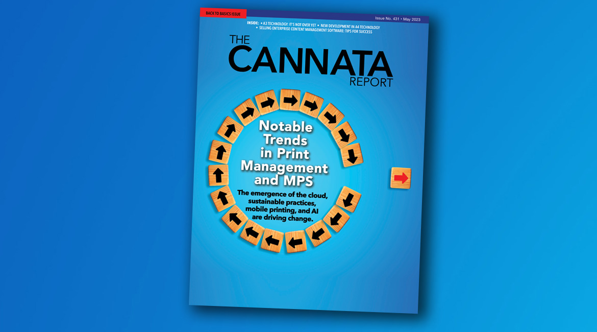 May 2023 Issue Focuses on the Basics, Including A3 and A4 Print Technology, Print Management, and MPS