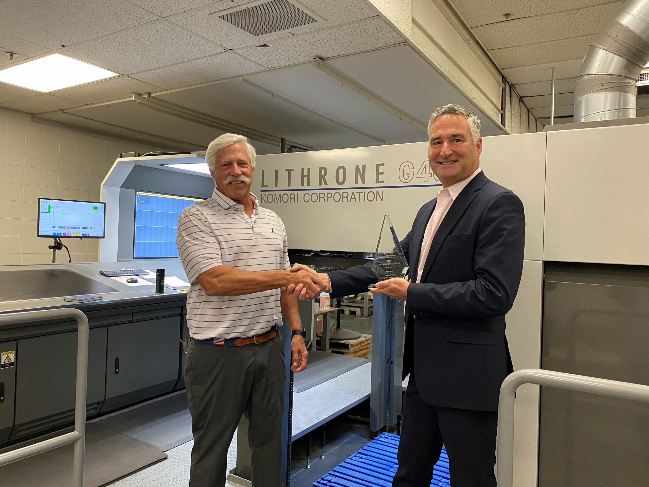 Komori Honored with Performance Excellence Award at imPRESS 2023