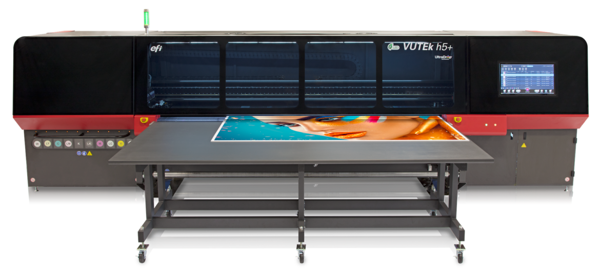 EFI Announces New VUTEk h+ Series Hybrid Printers with Future-Proofing Enhancements for Sign and Display Producers