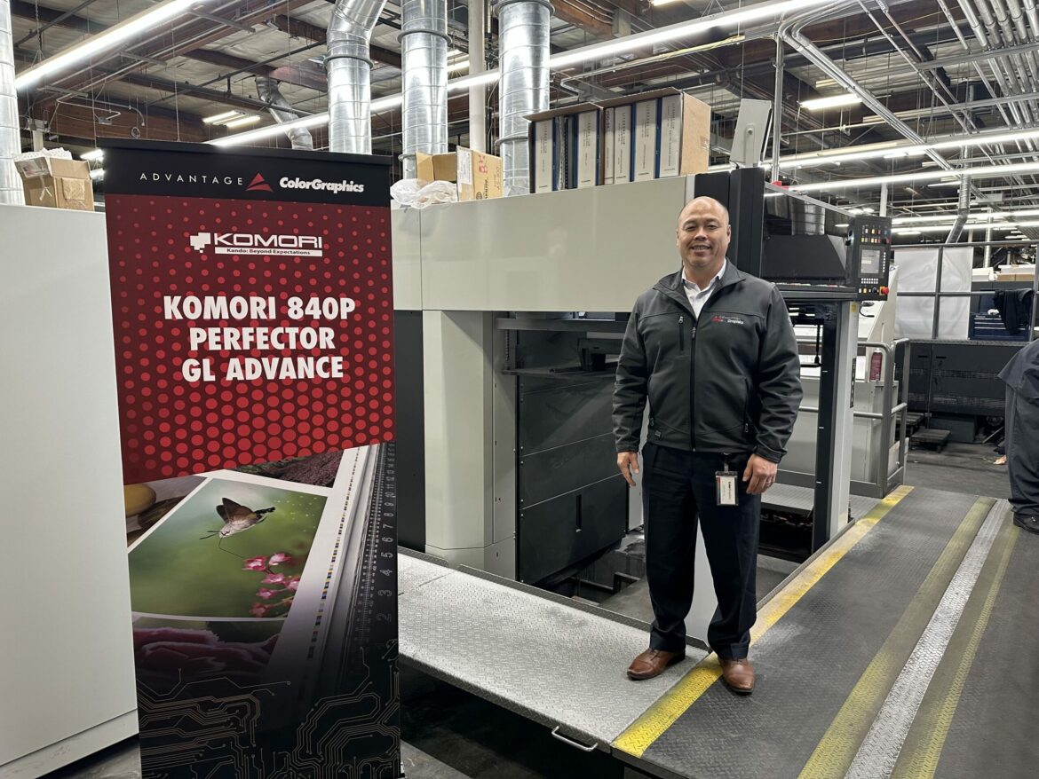 Advantage ColorGraphics Adds Eight-Color Komori GL40 advance Perfector to Its Fleet