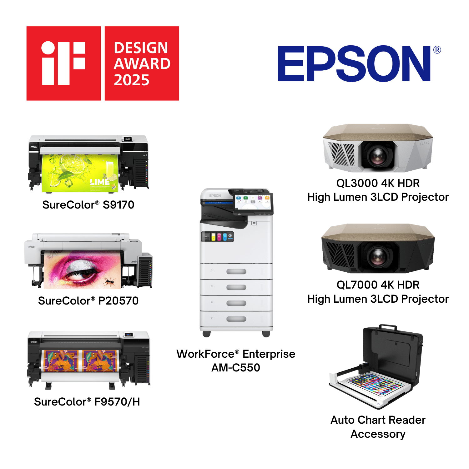 Epson Printers Among OEM’s Five 2025 iF Design Award Winners