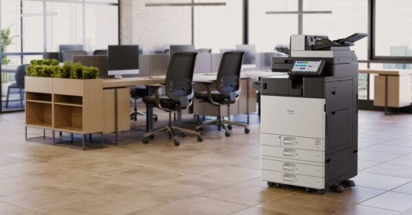 RICOH A3 MFP with straight path scanner