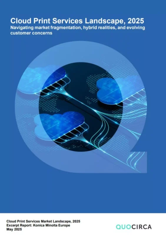 Konica Minolta Cloud Services Quocirca Report cover