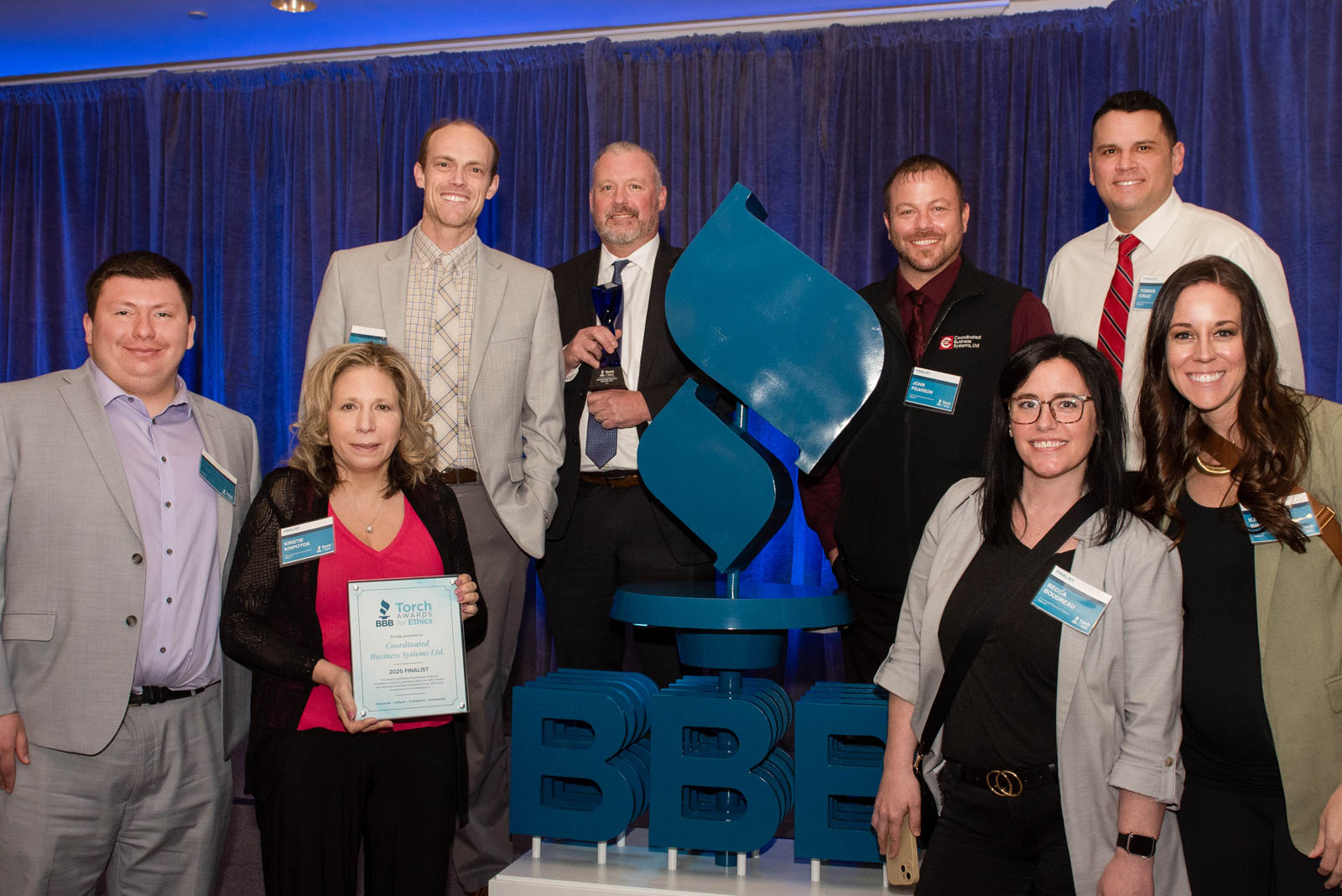 Coordinated Business Systems Earns 2025 BBB Torch Award for Ethics