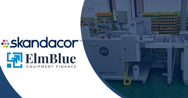 ElmBlue Equipment Finance and Skandacor Announce Strategic Financing Partnership for Print Finishing Equipment