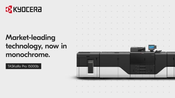 Kyocera's market leading inkjet technology is now in monochrome