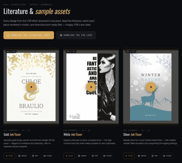 Color-Logic and Visualis3R Provide Printers and their Customers with Press Ready Embellishment Files