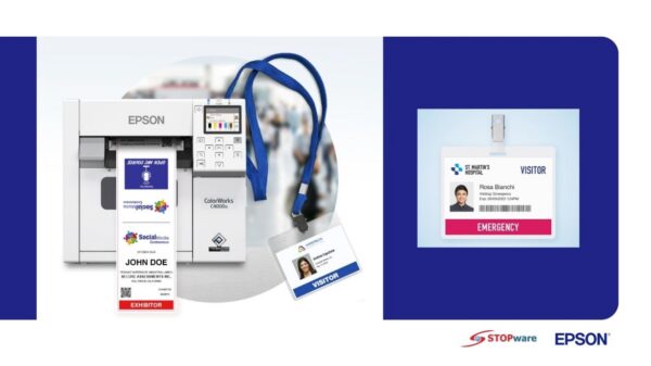Epson and STOPware Team Up to Redefine Visitor Security with Full Color Badge Printing