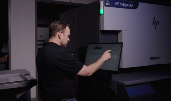 HP Indigo 6K+ press